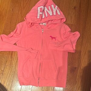PINK Victoria's Secret Kids Hoodie in Bright Pink
